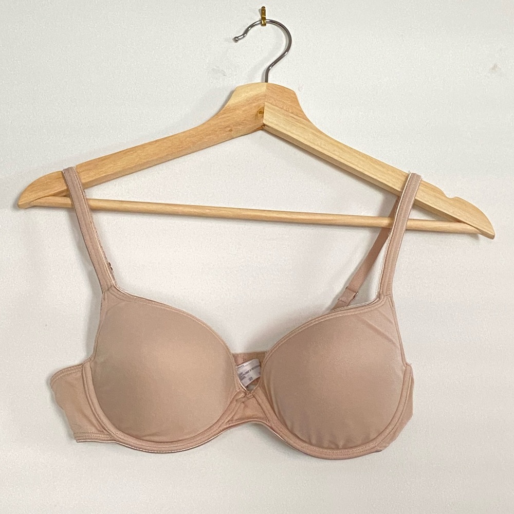 NATORI padded underwire nude bra